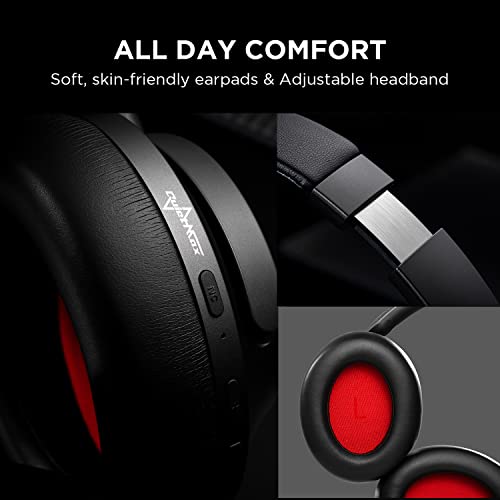 1MORE SonoFlow Active Noise Cancelling Headphones, Bluetooth Headphones with LDAC for Hi-Res Wireless Audio, 70H Playtime, Clear Calls, Preset EQ Via App, Black