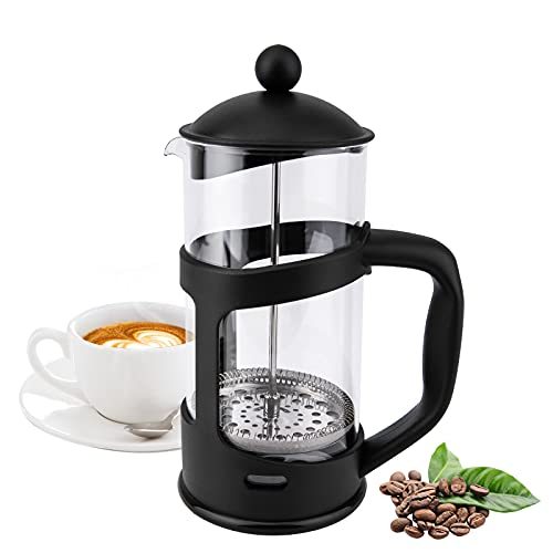 Mini French Press Coffee Maker 1 Cups, 12oz Coffee Press, Perfect For Coffee Lover Gifts Morning Coffee, Maximum Flavor Coffee Brewer With Stainless Steel Filter, 350ml - Small
