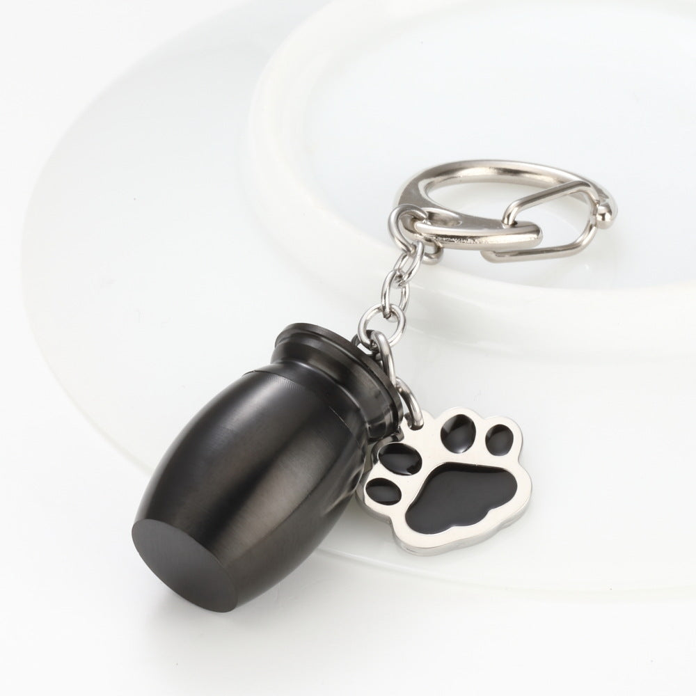 Perfume Bottle Keychain Drop Oil Dog's Paw