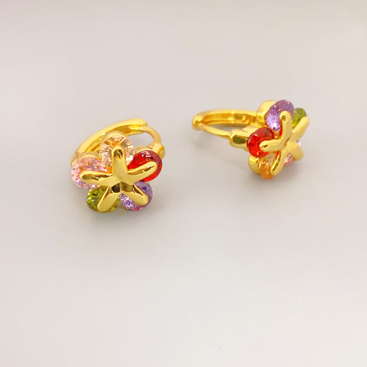 Gold Light Luxury Petite Earrings Women