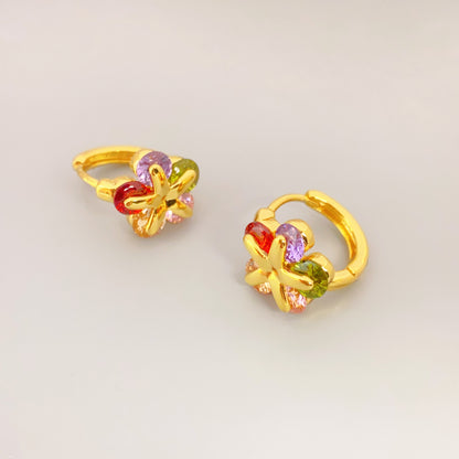 Gold Light Luxury Petite Earrings Women