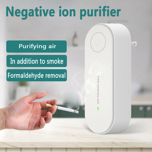 Mini Portable Air Purifier Anion Air Purification Air Freshener Ionizer Cleaner Dust Cigarette Smoke Remover Toilet Deodorant